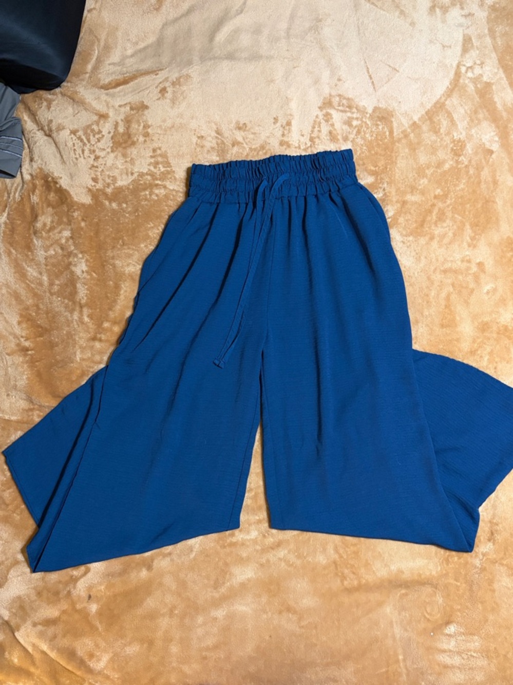 ASOS Wide Leg Pants in Blue